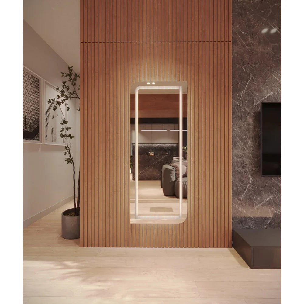 EL24 Ganzkörperspiegel | 170 x 70 cm Poliert mit LED - Ausverkauf